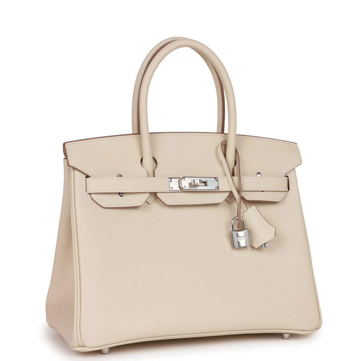 Birkin 30 Craie Epsom Palladium Hardware R152
