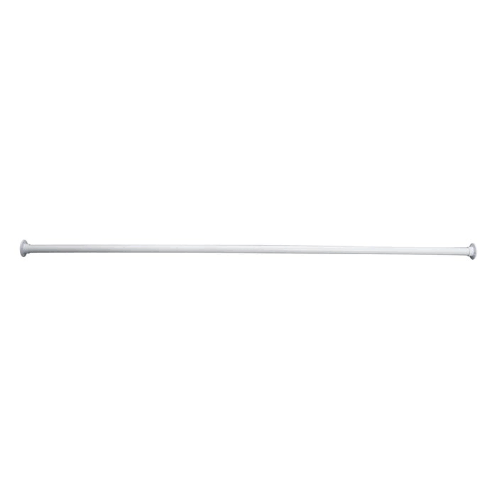84x22 Straight Shower Rod - White X400412