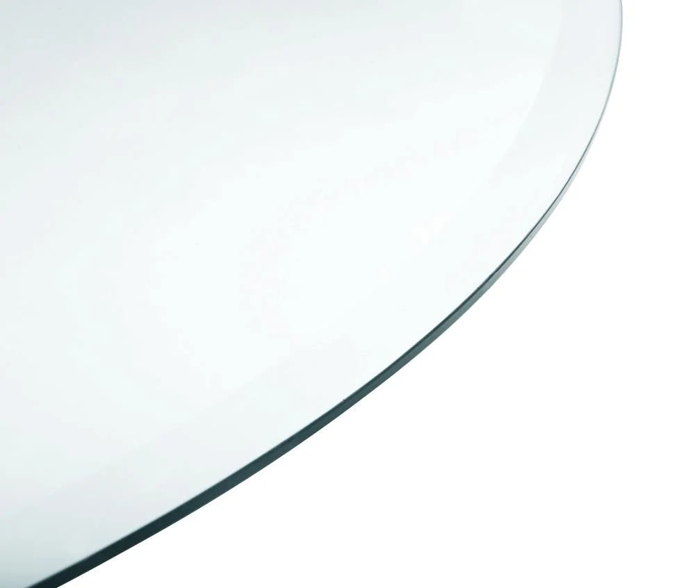 48" 6mm Round Clear Glass Table Top J253200