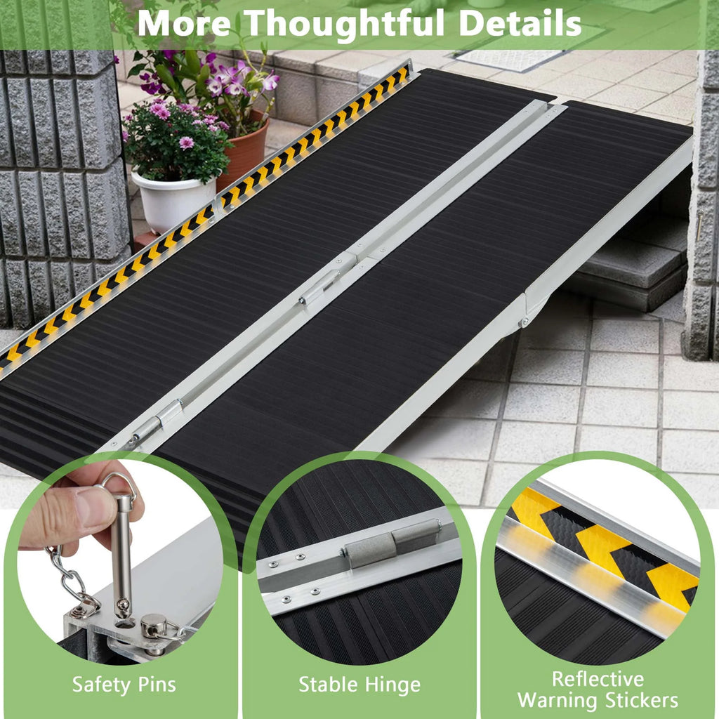 Portable Aluminum Wheelchair Ramp 6 FT R17246