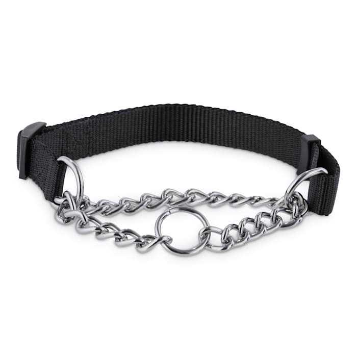 Check Nylon & Chain Dog Collar Q720860