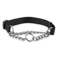 Check Nylon & Chain Dog Collar Q720860